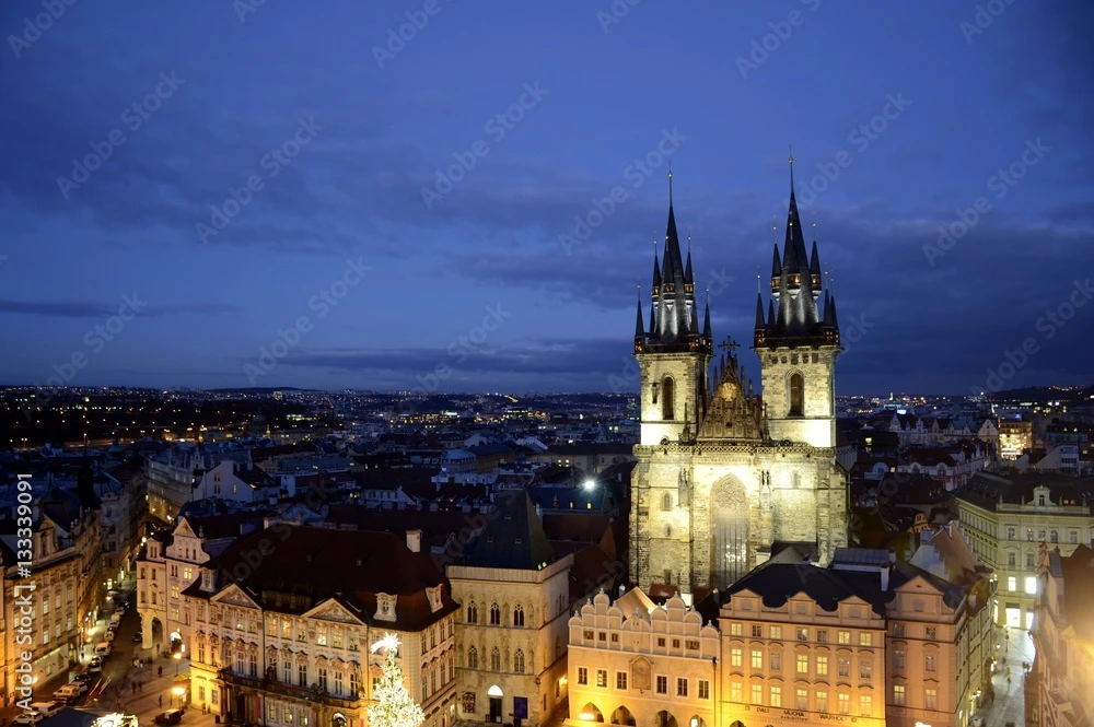 Fotografia Architecture From Prague In Christmas And Cloudy Sky 3 Fotografia Architecture From Prague In Christmas And Cloudy Sky
