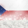 Fotomurale Defocused Czech Republic Flag As A Winter Christmas Background With Falling Snow -Clementoni Outlet 1000 F 163249754 JaJd5vDYC2bWMM6GPDc8xBHWwCQVZ8Qj