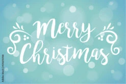 Fotografia Merry Christmas Soft Focus Snow Vector Illustration 1