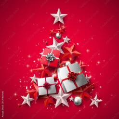 Fotografia Luxury Christmas Greeting Card