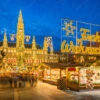Fotografia Christmas Market In Vienna, Austria