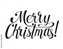 Fotografia Merry Christmas Lettering