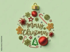 Clementoni Outlet 11 Fotografia Merry Christmas Christmas Ball Background