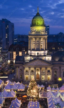 Fotografia Christmas Market On The Gendarmenmarkt Market Place In Berlin