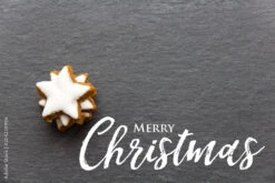 Fotografia Christmas Cookie Background