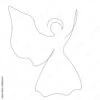 Fotografia Christmas Angel Silhouette Continuous Line Drawing, Vector Illustration -Clementoni Outlet 1000 F 302502167 CU4l3aymPNZkfULHRoRsa3k31abb5rk8