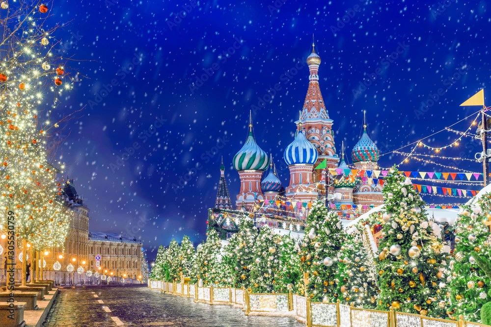 Fotografia Christmas In Moscow. Red Square In Moscow 3 Fotografia Christmas In Moscow. Red Square In Moscow
