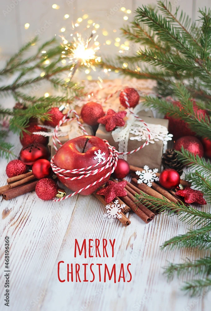 Fotografia Merry Christmas Greeting Card 3 Fotografia Merry Christmas Greeting Card