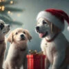 Fotografia Cute Christmas Dogs