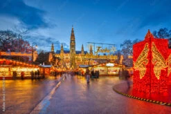 Fotografia Christmas Market In Vienna