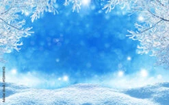 Fotografia Winter Christmas Background