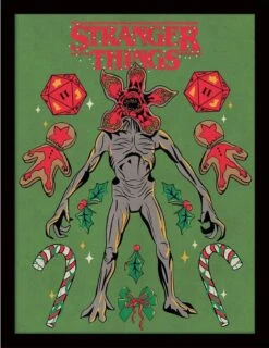 Clementoni Outlet -Clementoni Outlet locandine film in plexiglass stranger things 4 christmas demogorgon i149855