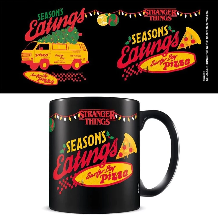 Pyramid International Tazza Stranger Things 4 - Christmas Seasons Eatings 3 Pyramid International Tazza Stranger Things 4 - Christmas Seasons Eatings